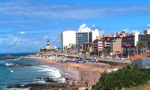 Flat Avenida Oceanica Barra Lägenhet Salvador Exteriör bild